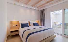 Bequemes Kingsizebett in der Cave Suite